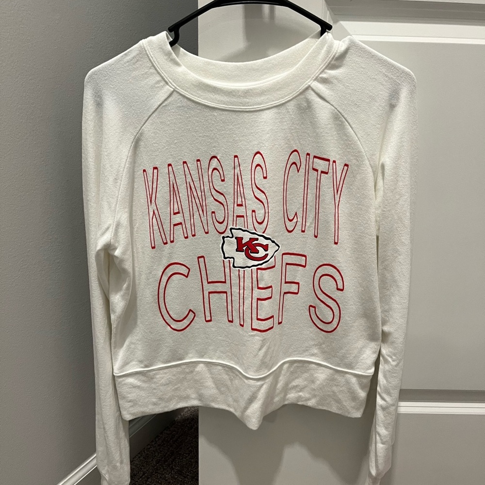 Kansas City Chiefs White Sweatshirt